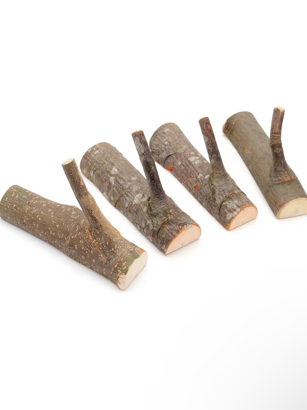 Natural Wood Branch Coat & Decor Hangers - Rustic